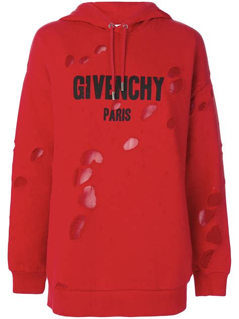 givenchy destroyed sweater red|givenchy sweater clearance men.